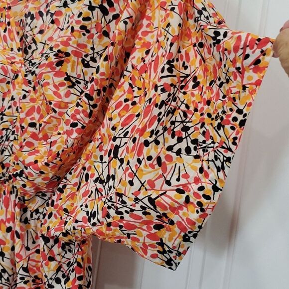 Collective Concepts Women’s Kimono Style Print Dress, Size Medium - Picture 3 of 6